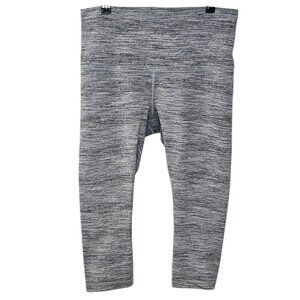 Lululemon Wunder Under High Rise Crop Leggings, Space Dye, Size 12